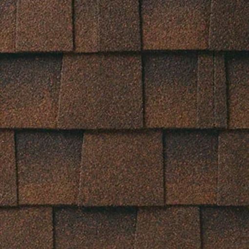 Brown Timberline HDZ RS+ roof shingle swatch