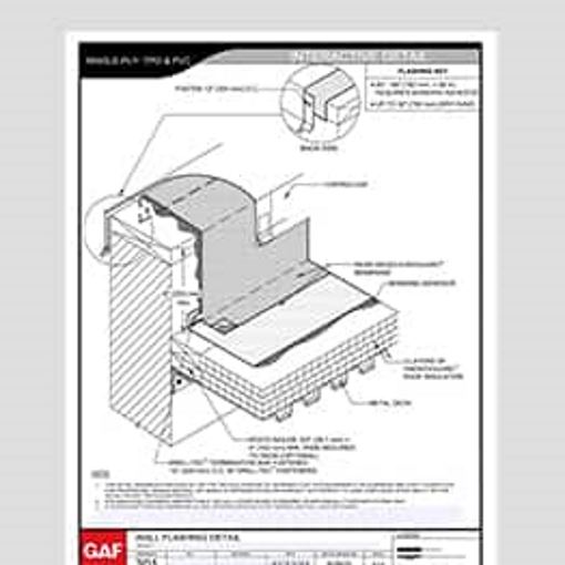 Single-Ply 301 Wall Flashing Detail sample