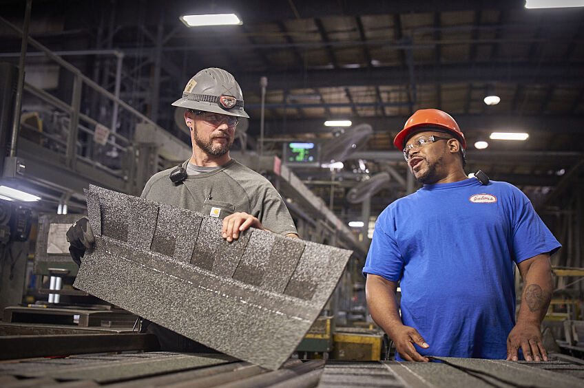 Employees at GAF Tuscaloosa, AL