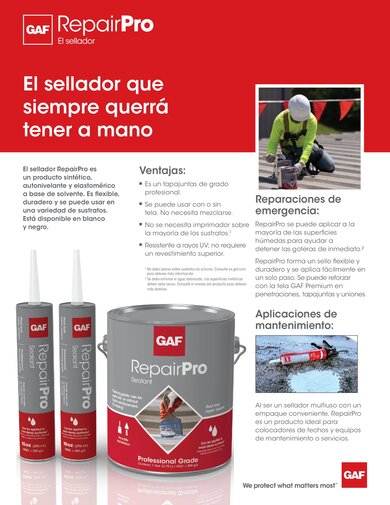 RepairPro Sealant - Sell Sheet - COMCO608S 