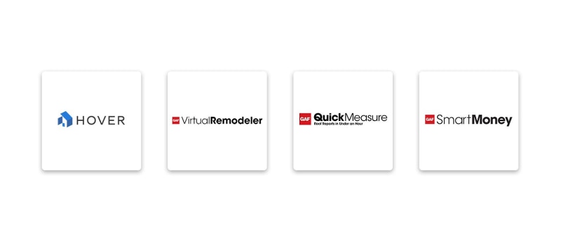 Project Marketplace Icons: Hover, VirtualRemodeler, QuickMeasure, SmartMoney