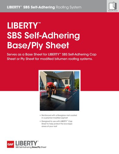 LIBERTY™ SBS Self-Adhering Base/Ply Sheet - RESLB118