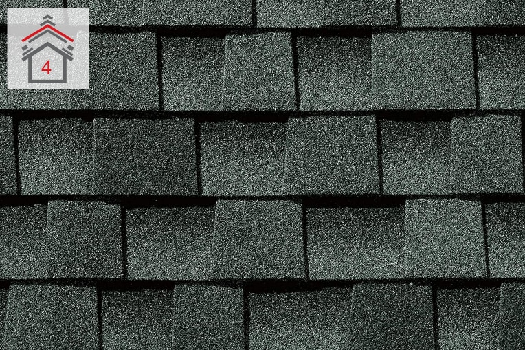 Close-up of GAF lifetime shingles