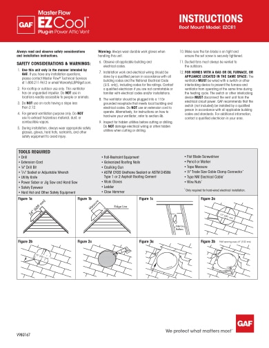 MasterFlow® EZCool™ Installation Instructions TRILINGUAL - RESMF330