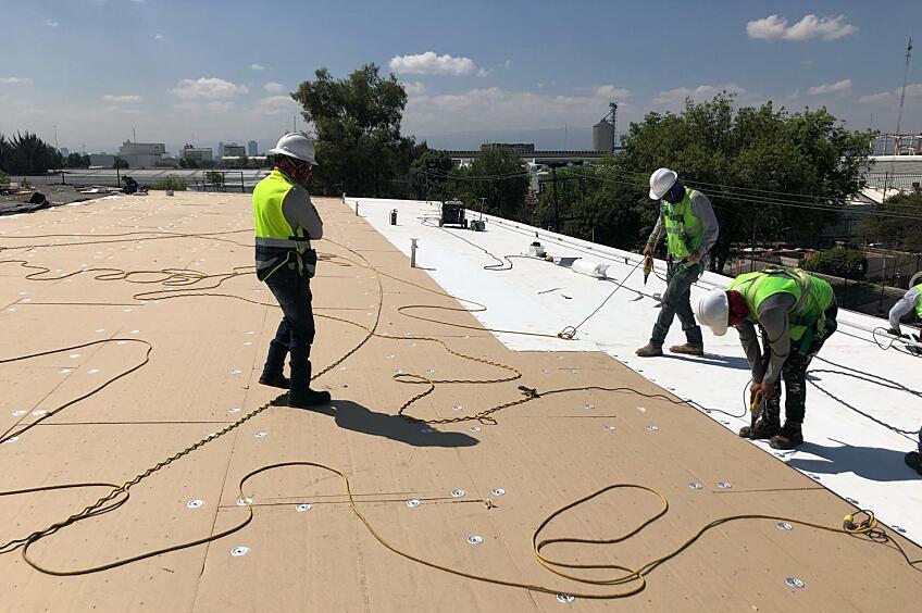 Polyiso installation