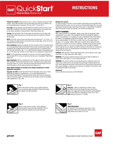 QuickStart®  Installation Instructions TRILINGUAL - RESSS100 