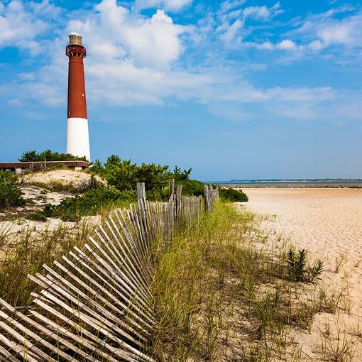 Light house near shoreline