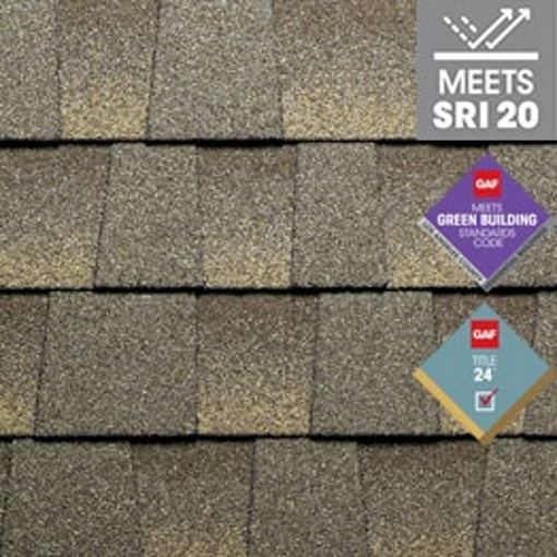 Timberline® CS Cool Barkwood shingle swatch