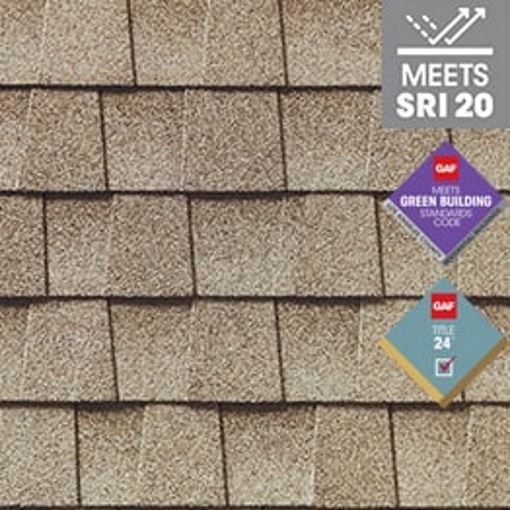 Timberline HDZ® Golden Amber shingle swatch