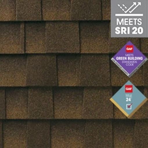 Timberline HDZ® RS+ Aged Chestnut Plus shingle swatch