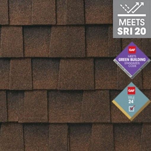 Timberline HDZ® RS+ Hickory Plus cool shingle swatch