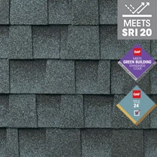 Timberline HDZ® RS+ Stone Gray Plus shingle swatch