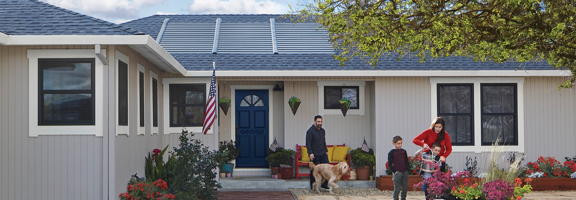 Home with Timberline Solar roof